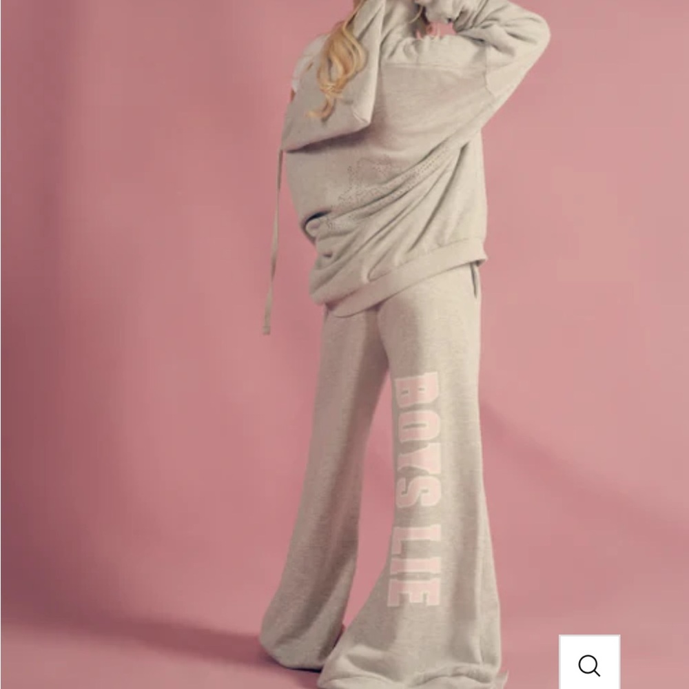 Boys Lie Pink & Gray Set